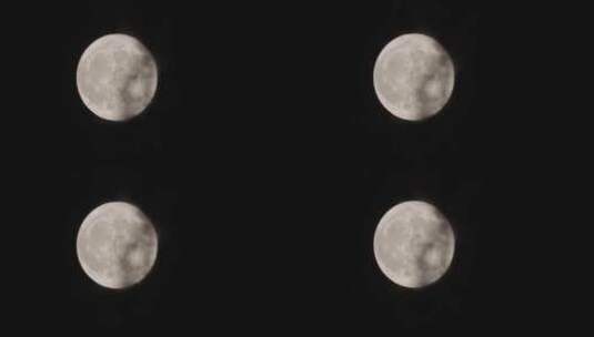 夜晚美丽的月光高清在线视频素材下载