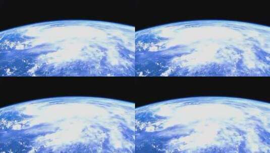 在太空中看地球高清在线视频素材下载
