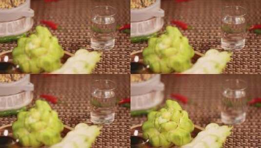 白酒芥菜疙瘩五香调料自制榨菜调料高清在线视频素材下载