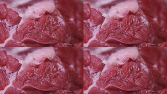 带有筋膜的牛腱子肉高清在线视频素材下载