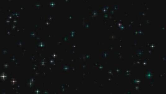 粒子星空星星闪高清在线视频素材下载