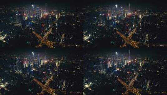 广州珠江新城航拍视频4k高清在线视频素材下载