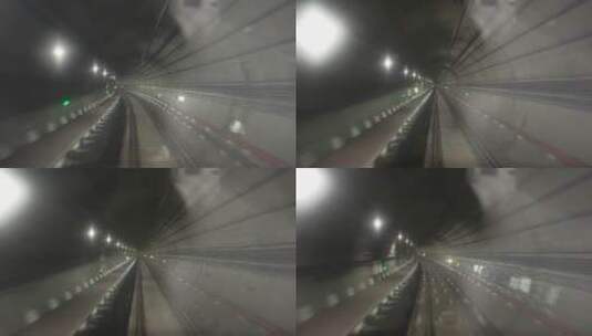 15号线无人驾驶列车隧道高清在线视频素材下载