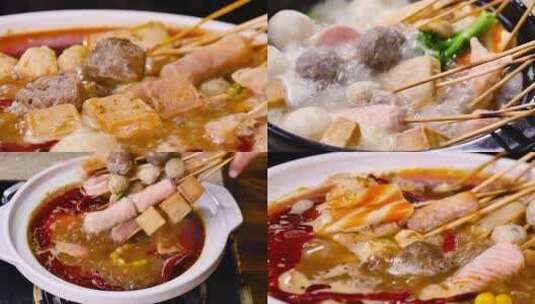 火锅食材合集高清在线视频素材下载