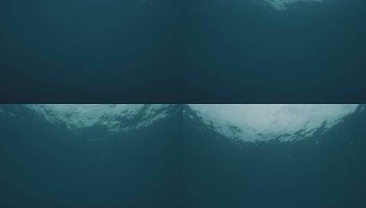 极限运动冲浪拍摄海底浪花水波纹高清在线视频素材下载
