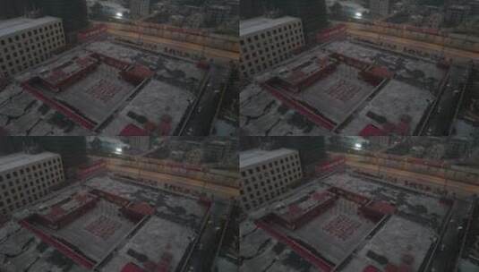 大气 航拍 福建 泉州 晋江 食品厂 面线高清在线视频素材下载