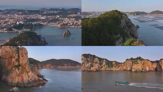 温州洞头列岛旅游景点荟萃高清在线视频素材下载