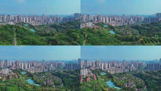 重庆城市建筑大全景高清在线视频素材下载