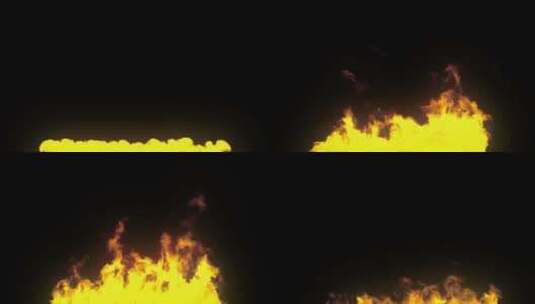 特效火焰燃烧素材合成爆炸火灾热浪烟雾高清在线视频素材下载