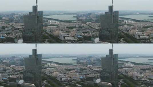 江苏南京城市风光竖屏航拍高清在线视频素材下载