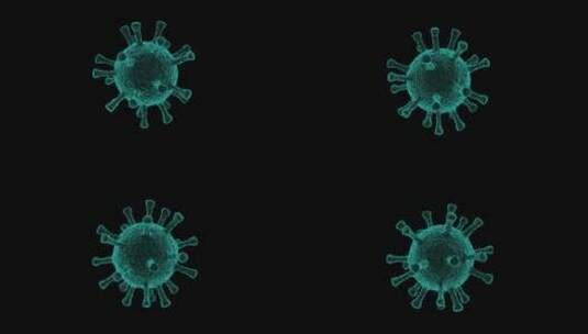 新冠病毒动画素材高清在线视频素材下载