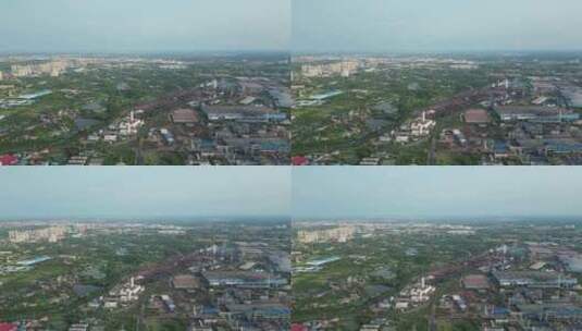 航拍衡阳城区高清在线视频素材下载