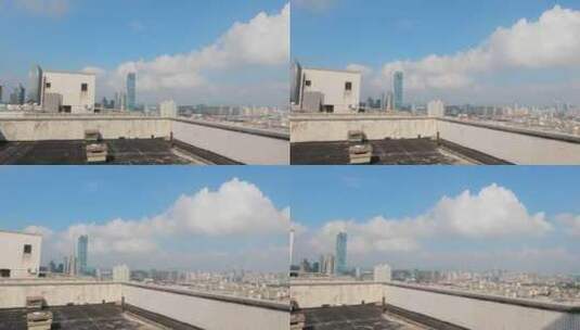 城市天台 苏州高新区城市风光高清在线视频素材下载