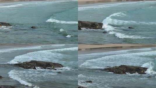 海水浪花高清在线视频素材下载