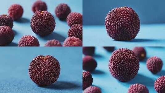 特写杨梅果实素材高清在线视频素材下载