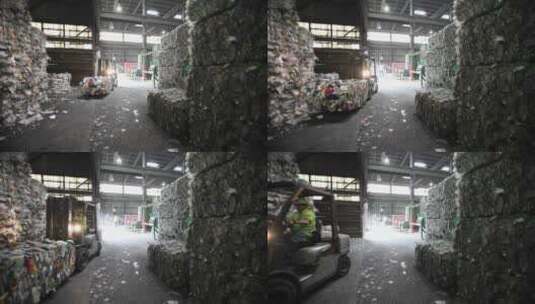 铝罐回收中心高清在线视频素材下载