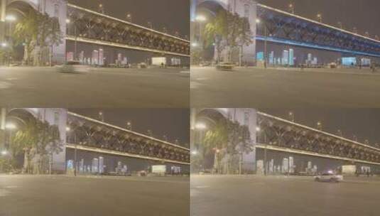 索尼FX3武汉长江大桥降格延时高清在线视频素材下载