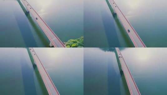 千岛湖-航拍空镜（大桥）高清在线视频素材下载
