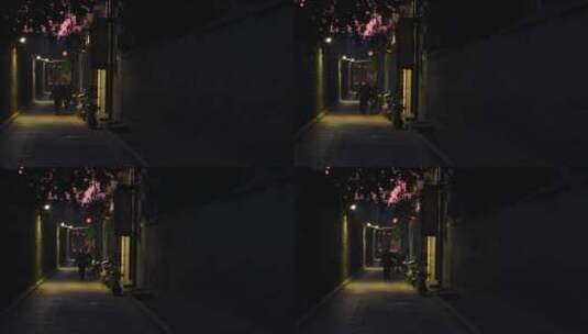 山西平遥古城夜景视频素材高清在线视频素材下载