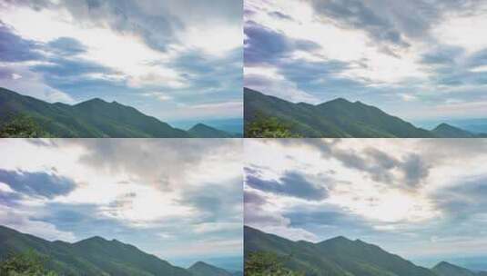 江西武功山自然风光4k延时云层翻滚高清在线视频素材下载