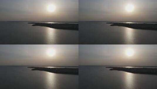 合肥巢湖风景全景4K航拍高清在线视频素材下载