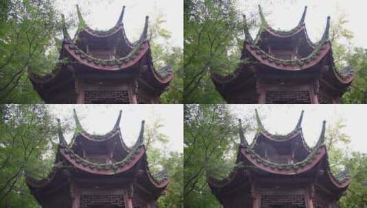 杭州宝石山玛瑙寺连横纪念馆高清在线视频素材下载