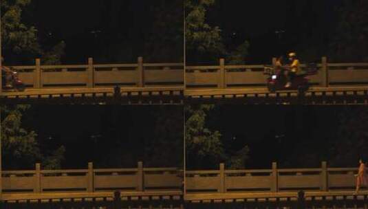 220719夜晚马路高楼红绿灯实拍视频 (32)高清在线视频素材下载