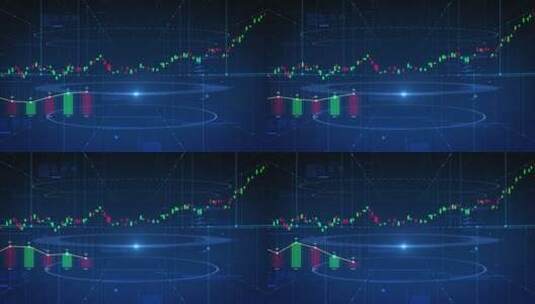 金融股票K线指数证券市场交易视频45高清在线视频素材下载