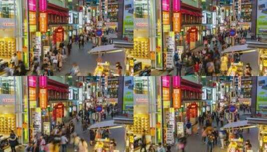 韩国城市夜景高清在线视频素材下载