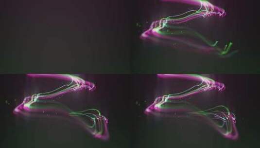 多彩粒子流线背景6高清在线视频素材下载