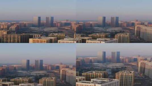 4K航拍贵州贵阳城市全景高楼大厦高清在线视频素材下载