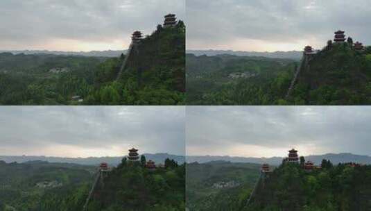 湘西龙山太平山景区高清在线视频素材下载