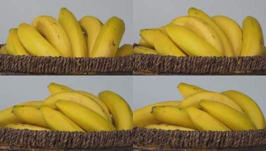 新鲜香蕉4K高清在线视频素材下载