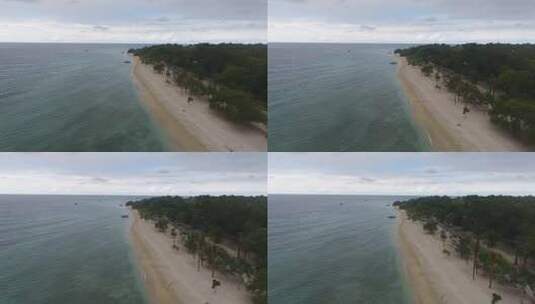岛上美丽的海滩高清在线视频素材下载