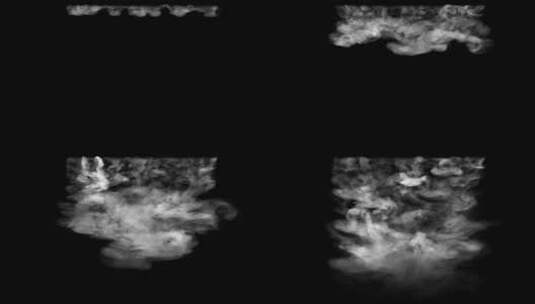 烟雾下落高清在线视频素材下载