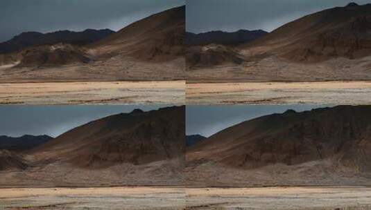 西藏旅游风光318国道荒原枯山高清在线视频素材下载