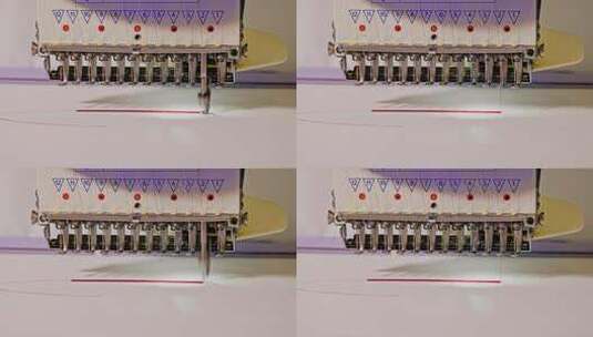 缝纫机加工缝制高清在线视频素材下载