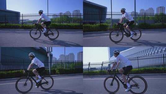 骑自行车 骑行 自行车高清在线视频素材下载