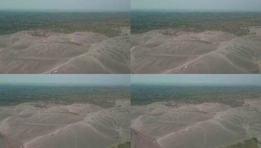一望无际的平原沙丘高清在线视频素材下载