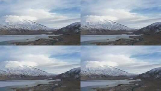 魅力雪山，蔚为壮观。高清在线视频素材下载