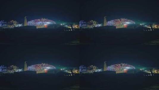 【正版素材】卢森堡广场夜景高清在线视频素材下载