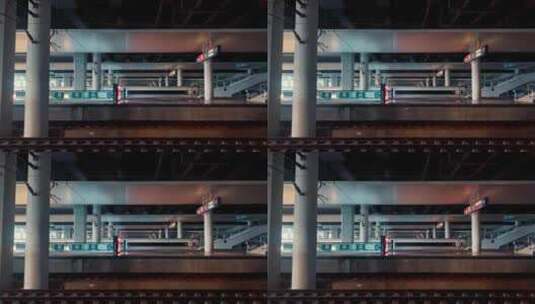 高铁行驶窗外景高清在线视频素材下载