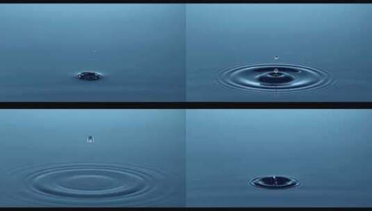 水大自然水滴滴水空间水创意水意境水特写高清在线视频素材下载