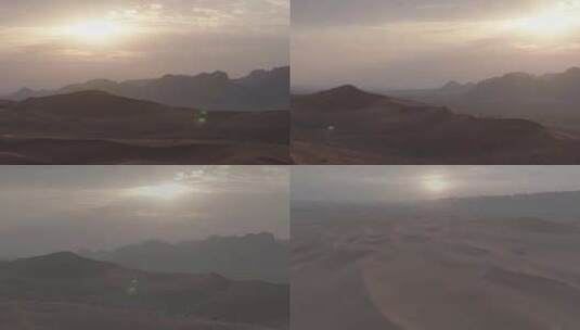 航拍广阔的沙漠2高清在线视频素材下载