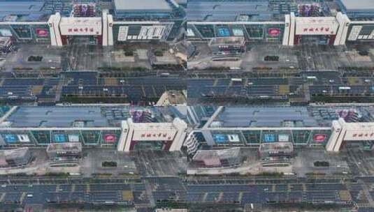 南昌洪城大市场延时航拍高清在线视频素材下载