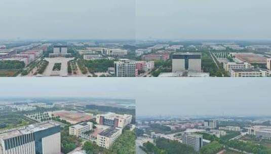 濮阳职业技术学院航拍高清在线视频素材下载
