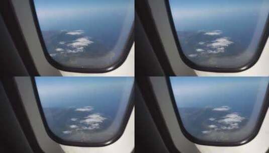 飞机上实拍窗外素材高清在线视频素材下载