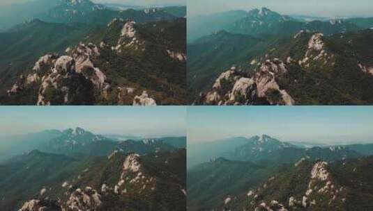 航拍国内大山山景高清在线视频素材下载