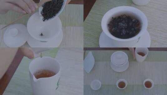 泡茶分茶高清在线视频素材下载