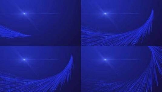 蓝色粒子背景 科技蓝色生长粒子 光线背景高清在线视频素材下载